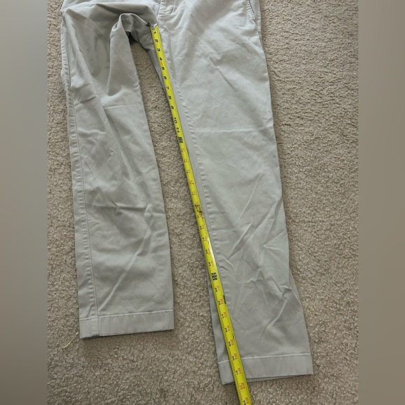 J. Crew Flex Chinos Men’s 35x32 Slim Fit Khaki - Picture 7 of 10